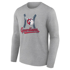 Cleveland Guardians Fastball Long Sleeve T-Shirt - Gray
