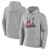 Cleveland Guardians Fastball Pullover Hoodie - Gray