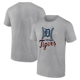 Detroit Tigers Fastball T-Shirt - Heather Gray