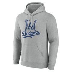 Los Angeles Dodgers Fastball Pullover Hoodie - Gray