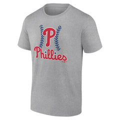 Philadelphia Phillies Fastball T-Shirt - Heather Gray