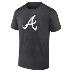 Atlanta Braves Monochrome T-Shirt - Charcoal