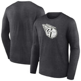 Cleveland Guardians Monochrome Long Sleeve T-Shirt - Charcoal