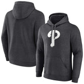 Philadelphia Phillies Monochrome Pullover Hoodie - Charcoal