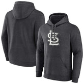 St. Louis Cardinals Monochrome Pullover Hoodie - Charcoal