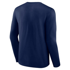 Atlanta Braves Stellar Long Sleeve T-Shirt - Navy