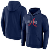 Atlanta Braves Stellar Pullover Hoodie - Navy