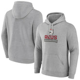 Cincinnati Reds Evanston Stencil Pullover Hoodie - Gray