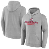 Cleveland Guardians Evanston Stencil Pullover Hoodie - Gray