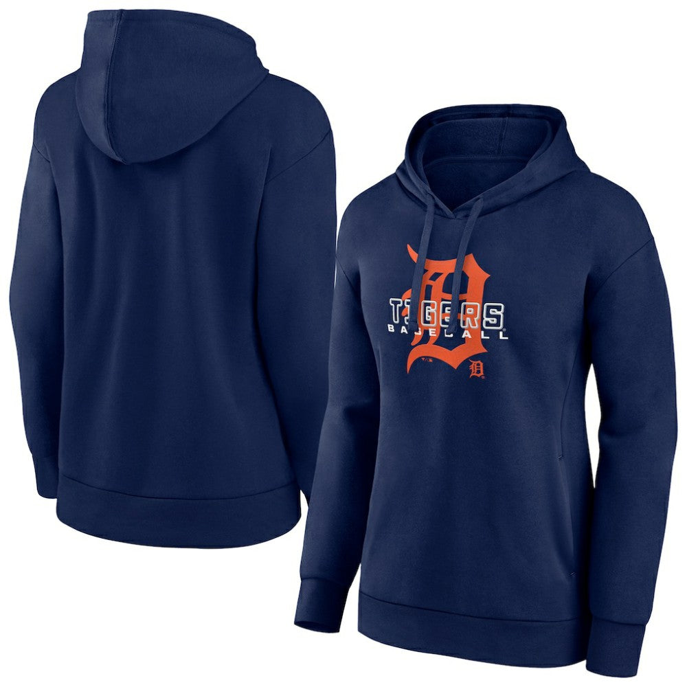Detroit Tigers Women's Stellar Pullover Hoodie - Navy