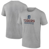 Detroit Tigers Evanston Stencil T-Shirt - Heather Gray