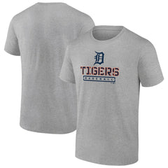 Detroit Tigers Evanston Stencil T-Shirt - Heather Gray