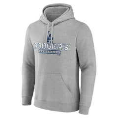 Los Angeles Dodgers Evanston Stencil Pullover Hoodie - Gray