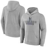 New York Yankees Evanston Stencil Pullover Hoodie - Gray