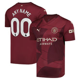 Manchester City 2024/25 Third Replica Custom Jersey - Burgundy | Puma outlet