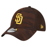 San Diego Padres Subtle Camo 39THIRTY Flex Hat - Dark Brown | New Era