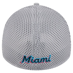 Miami Marlins Linear 39THIRTY Flex Hat - Gray | New Era