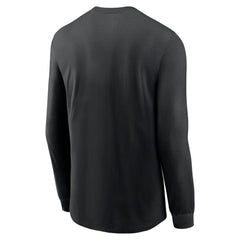 Arizona Diamondbacks Local Logo Swoosh Lockup Long Sleeve T-Shirt - Black | Nike