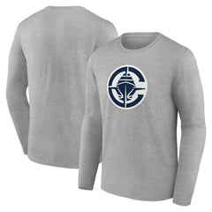 LA Clippers Primary Logo Long Sleeve T-Shirt - Gray on sale