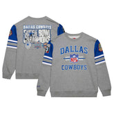 Dallas Cowboys Vintage Logo Pullover Sweatshirt - Heather Gray discount