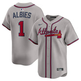 Ozzie Albies Atlanta Braves Road Limited Player Jersey - Gray | Nike