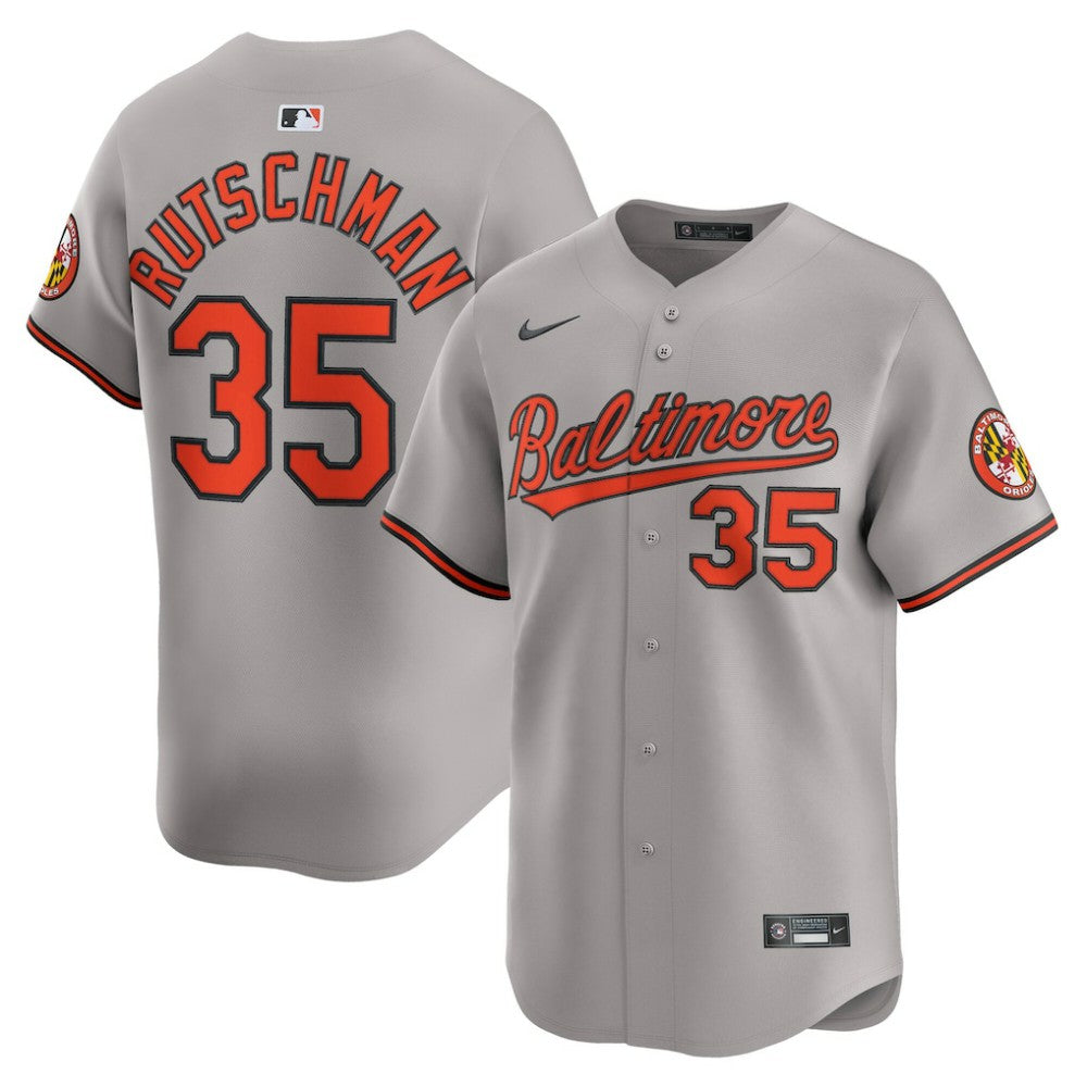 Adley Rutschman Baltimore Orioles Road Limited Player Jersey - Gray | Nike