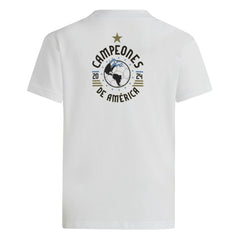 Argentina National Team Youth 2024 Copa America Champions T-Shirt - White | Adidas sale