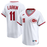 Barry Larkin Cincinnati Reds Throwback Cooperstown Collection Limited Jersey - White | Nike