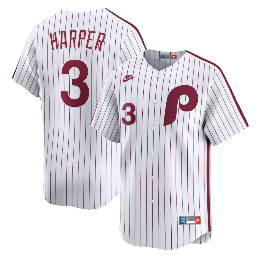 Bryce Harper Philadelphia Phillies Cooperstown Collection Limited Jersey - White | Nike