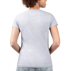 Pittsburgh Pirates G-III 4Her by Carl Banks Women's Super-Slim Fit Lightweight Flowers Graphic V-Neck T-Shirt - Heather Gray