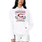 Cincinnati Reds G-III 4Her by Carl Banks Women's Flowers Graphic Pullover Hoodie - White