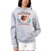 Baltimore Orioles G-III 4Her by Carl Banks Women's Flowers Graphic Pullover Hoodie - Heather Gray