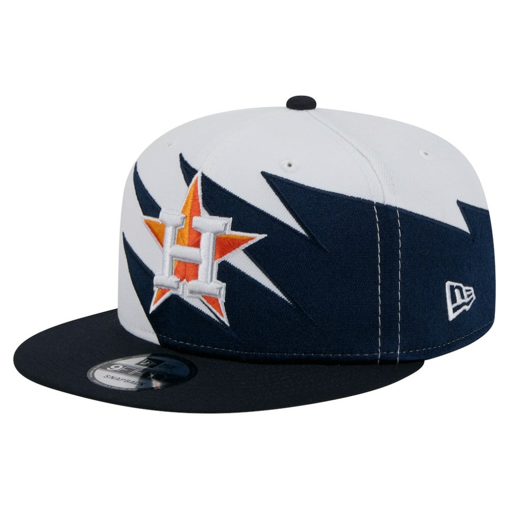 Houston Astros Jagged 9FIFTY Snapback Hat - Navy/White | New Era