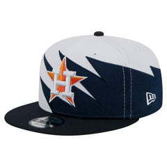 Houston Astros Jagged 9FIFTY Snapback Hat - Navy/White | New Era