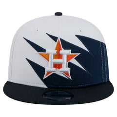 Houston Astros Jagged 9FIFTY Snapback Hat - Navy/White | New Era