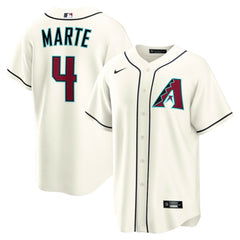 Ketel Marte Arizona Diamondbacks Home Replica Jersey - Cream | Nike
