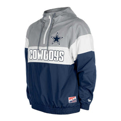Dallas Cowboys New Era Pullover Quarter-Zip Hoodie Jacket - Navy for sale