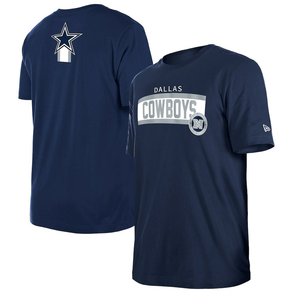 Dallas Cowboys New Era 3rd Down High Density Print T-Shirt - Navy sale