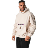 Los Angeles Lakers The Wild Collective Unisex Corduroy Tri-Blend Pullover Hoodie - Cream on sale