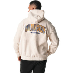 Golden State Warriors The Wild Collective Unisex Corduroy Tri-Blend Pullover Hoodie sale - Cream shop