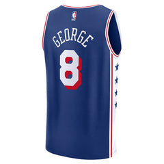 Paul George Philadelphia 76ers Fast Break Replica Player Jersey - Icon Edition - Royal | Fanatics shop