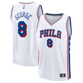 Paul George Philadelphia 76ers Fast Break Replica Player Jersey - Association Edition - White | Fanatics discount