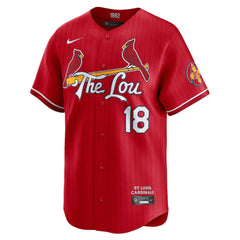 Jordan Walker St. Louis Cardinals City Connect Limited Jersey - Red | Nike