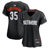 Adley Rutschman Baltimore Orioles Women's City Connect Limited Jersey - Black | Nike