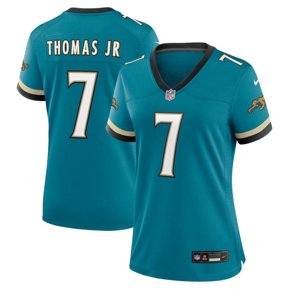 Brian Thomas Jr. Jacksonville Jaguars Women's Prowler Throwback Game Jersey - Teal | Nike sale