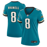 Mark Brunell Jacksonville Jaguars Women's Prowler Throwback Retired Player Game Jersey - Teal | Nike cheap