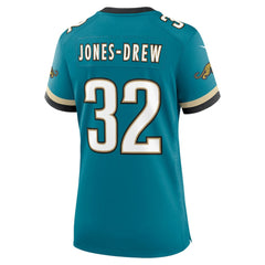 Maurice Jones-Drew Jacksonville Jaguars Women's Prowler Throwback Retired Player Game Jersey - Teal | Nike discount