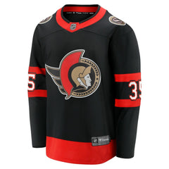 Linus Ullmark Ottawa Senators Fanatics Home Premier Breakaway Player Jersey Black