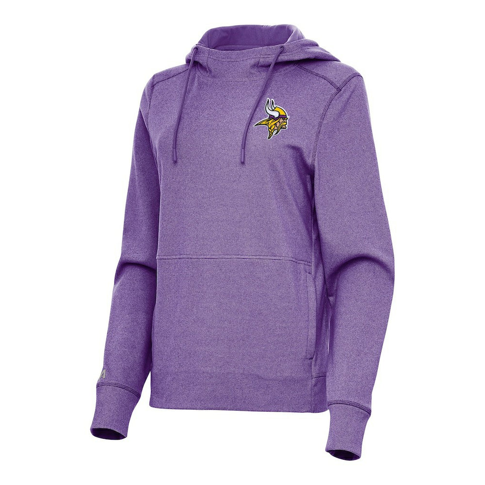 Minnesota Vikings Antigua Women's Justice Pullover Hoodie - Heather Purple discount