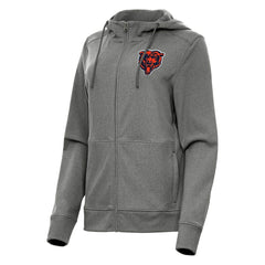 Chicago Bears Antigua Women's Seeker Full-Zip Hoodie Jacket - Heather Charcoal sale